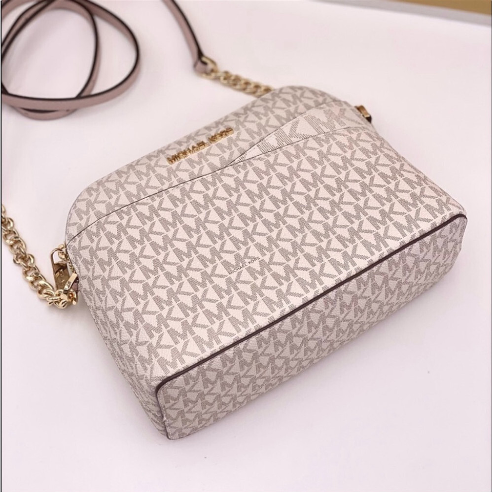 Michael Kors Dome Crossbody Vanilla Pink - Picture 2 of 11